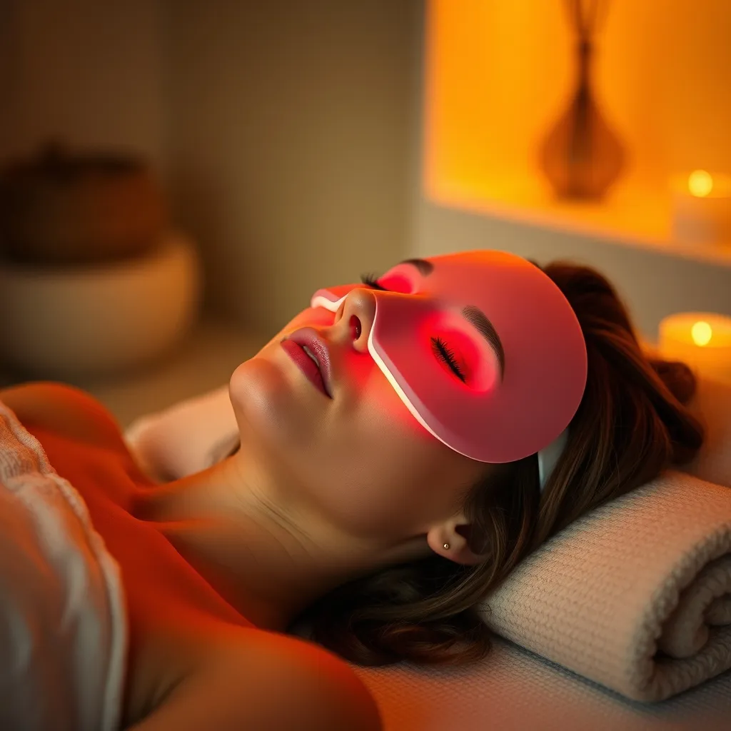 La LED rouge peut compléter une routine anti-couperose en réduisant l'inflammation cutanée