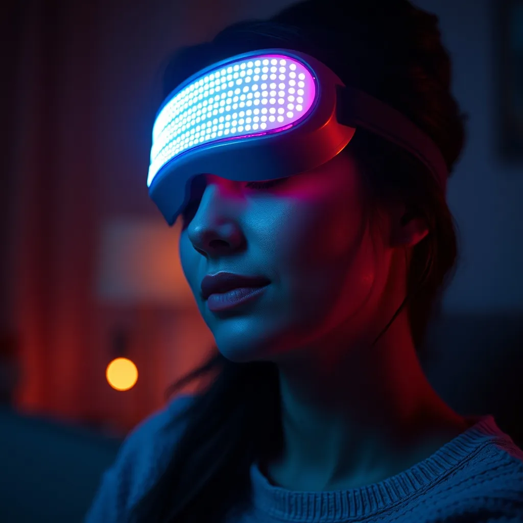 La luminothérapie LED rouge complète efficacement les soins topiques du contour des yeux