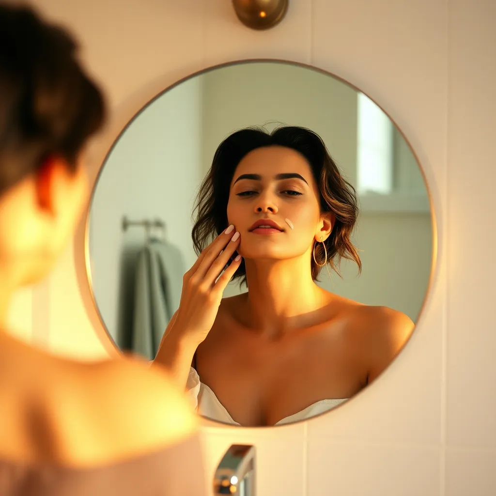 Ne pas oublier le cou et le décolleté lors de l'application de la crème de nuit