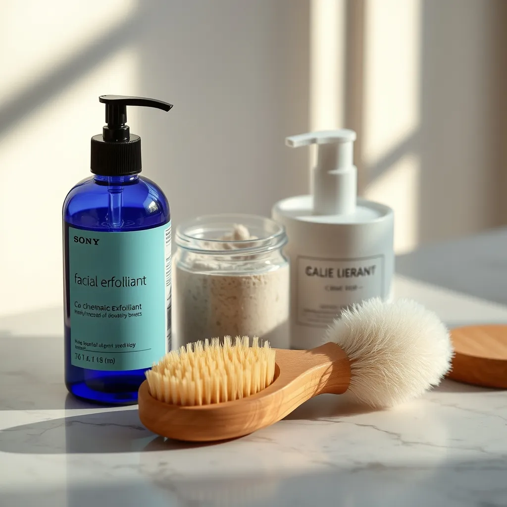 Exfoliants mécaniques et chimiques côte à côte : deux approches complémentaires pour le renouvellement cellulaire