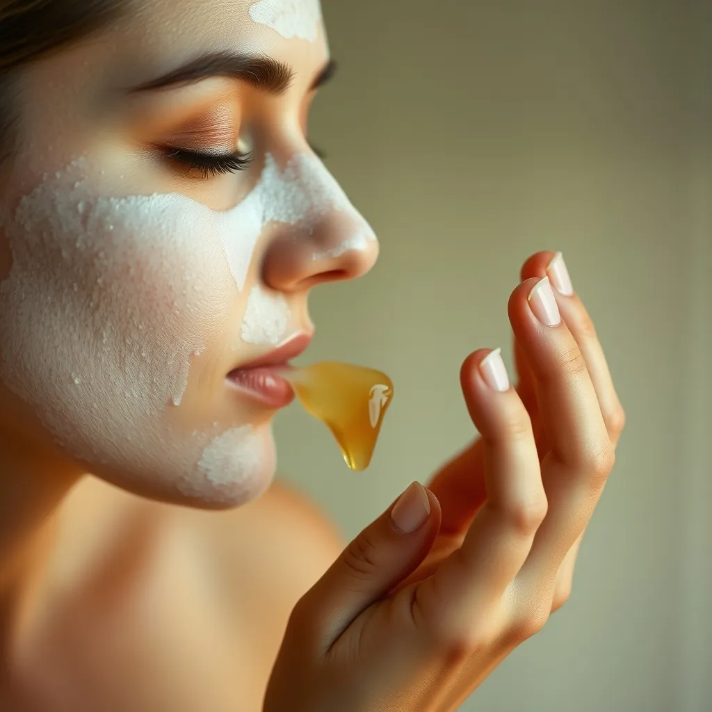 Un gommage maison au sucre fin et miel offre une exfoliation douce pour les peaux normales