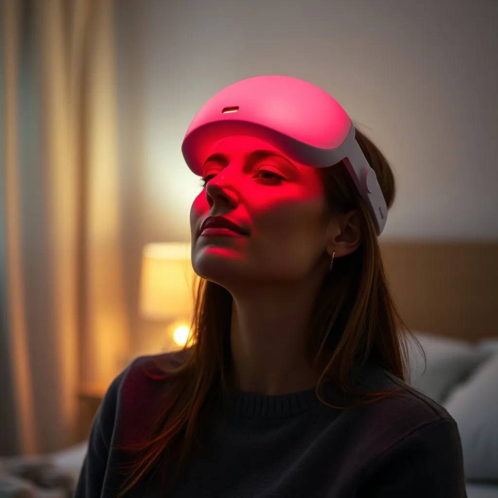 La luminothérapie LED rouge complète la routine pour améliorer la texture cutanée