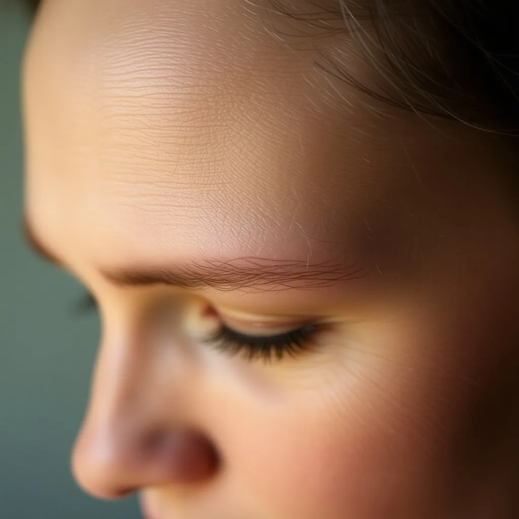 Les rides d'expression du front se forment par la contraction répétée du muscle frontal au fil des années