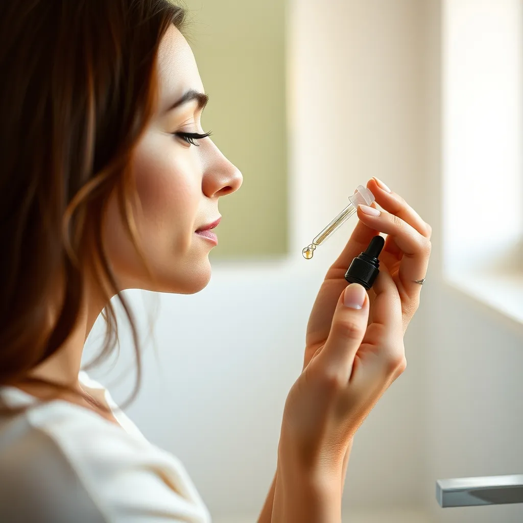 Quatre à cinq gouttes suffisent pour couvrir l'ensemble du visage et du cou