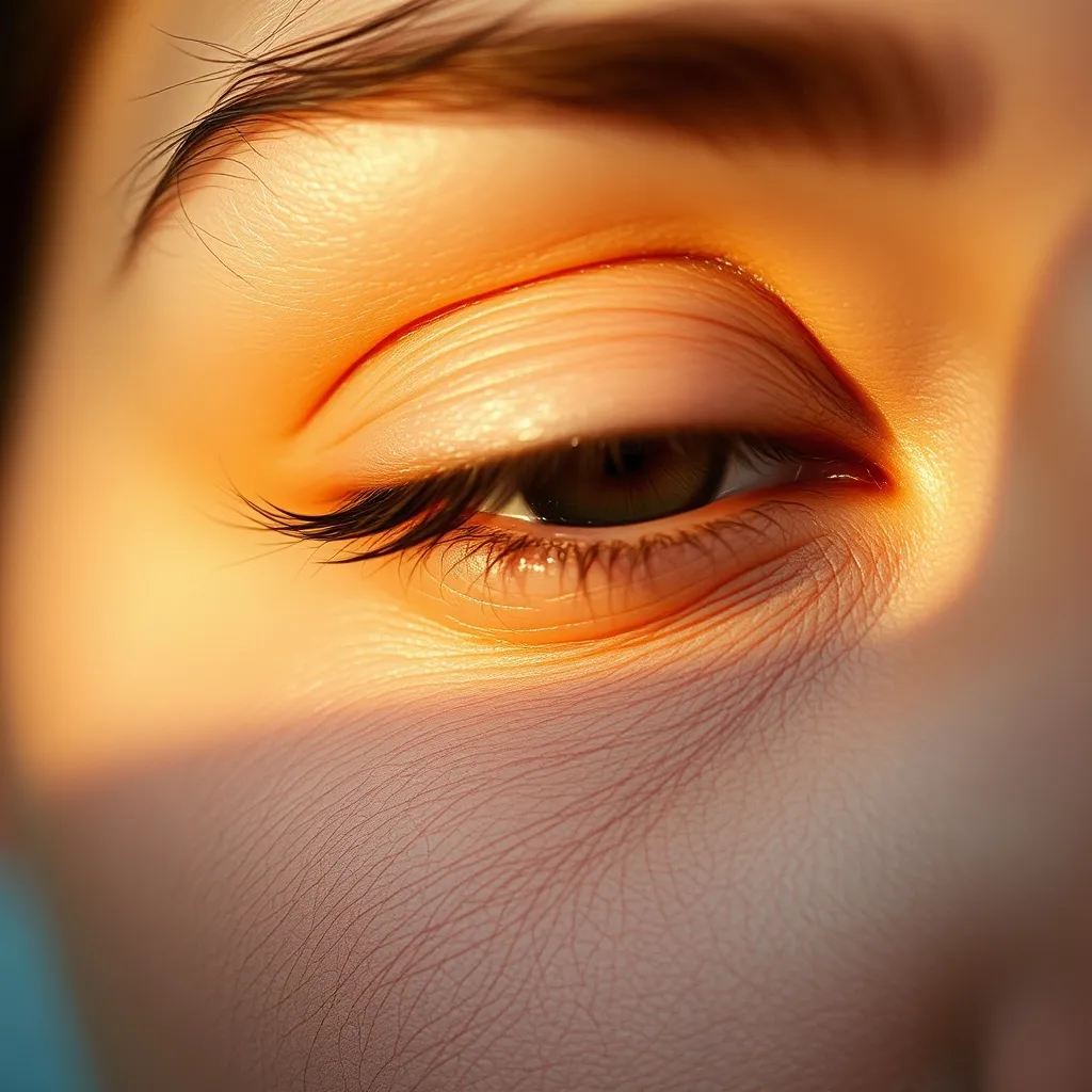 La peau du contour des yeux est trois à cinq fois plus fine que celle du reste du visage