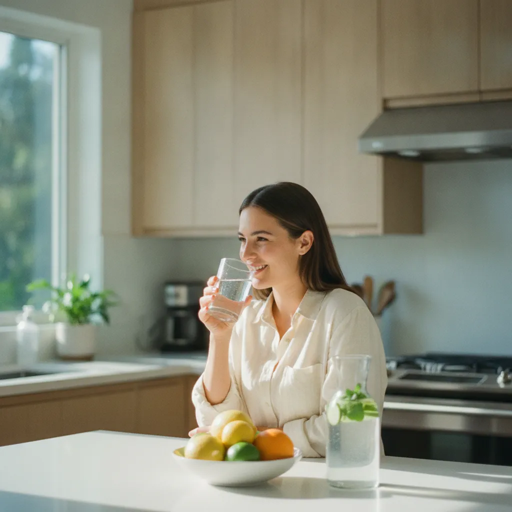 Une bonne hydratation soutient le mécanisme hygroscopique de l'acide hyaluronique