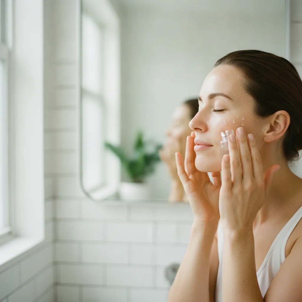 Appliquer l'acide hyaluronique sur peau humide pour optimiser son efficacité
