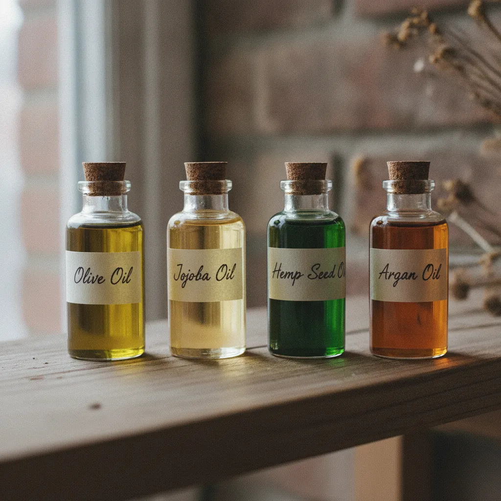 Comparatif des huiles végétales : chanvre et jojoba sont souvent plus adaptés au visage que l'olive