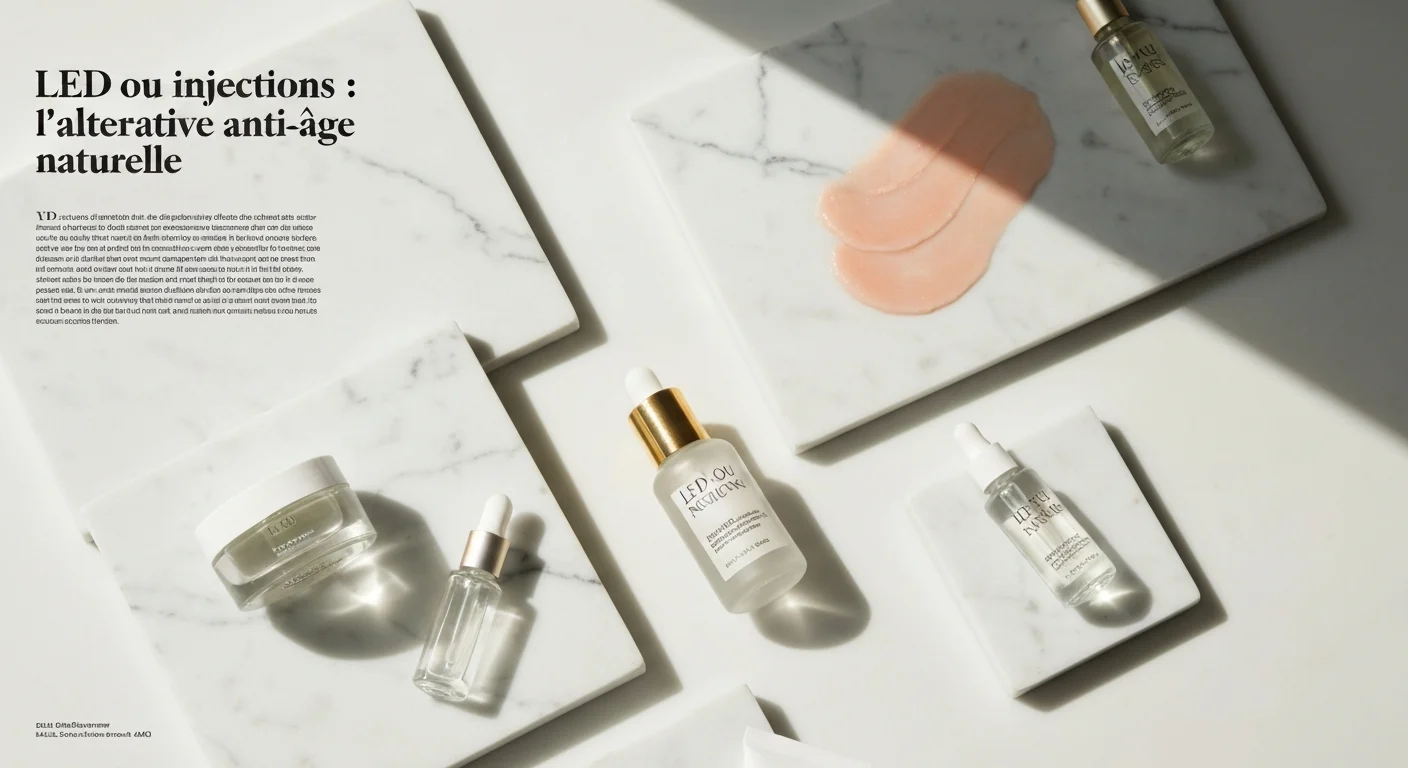 LED ou injections : l'alternative anti-âge naturelle