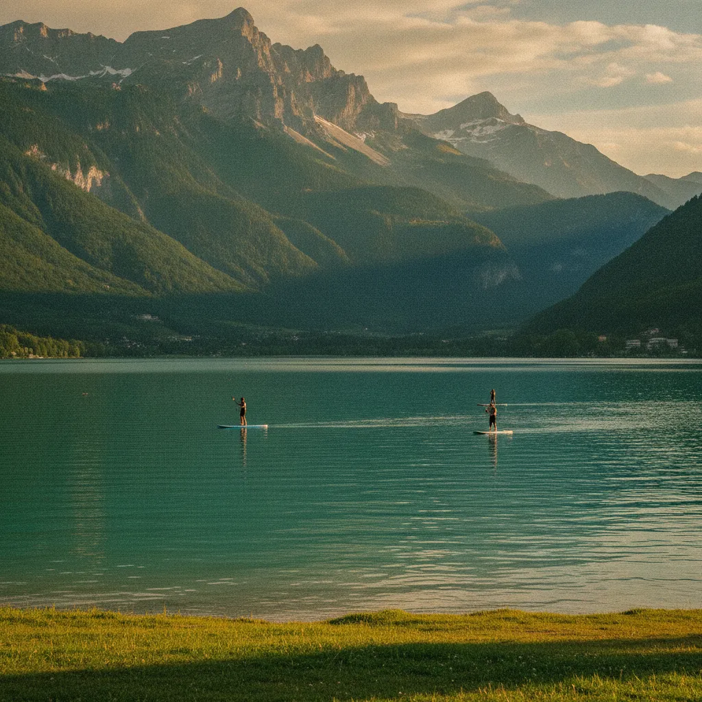 Le lac d'Annecy, cadre idéal pour une parenthèse bien-être