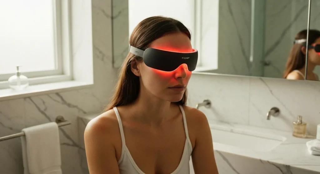 Masque led contour des yeux
