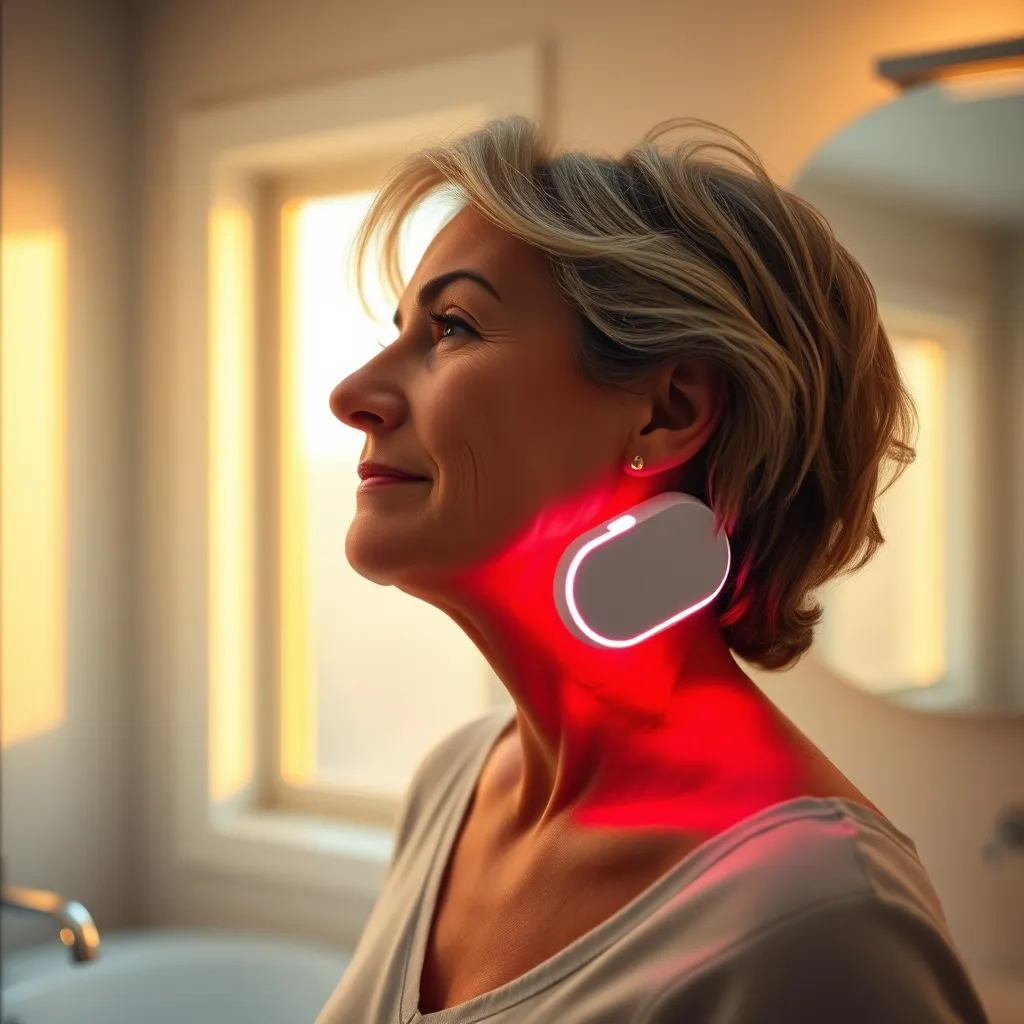 Masque led cou