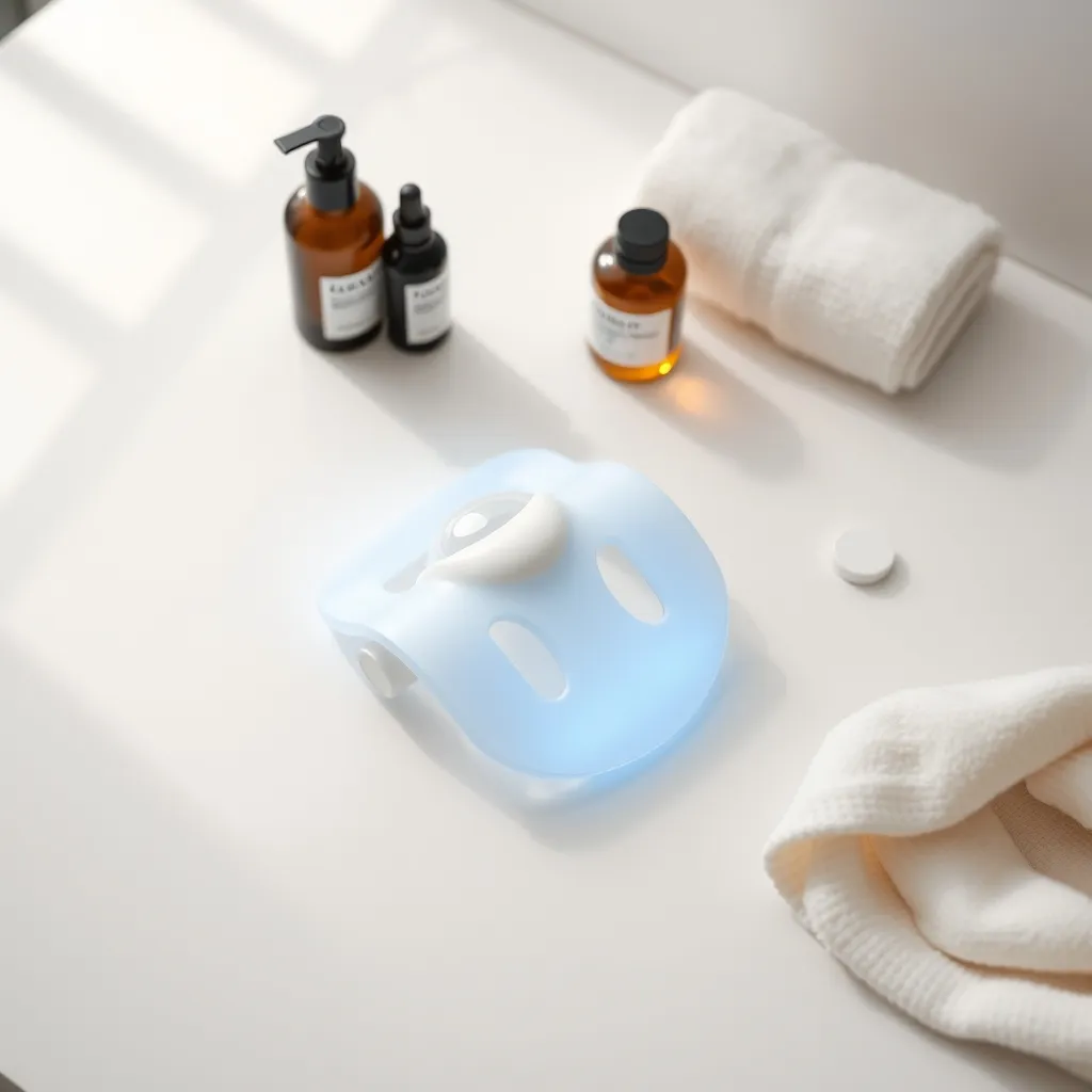 Les masques LED cou en silicone souple offrent un meilleur contact avec la peau que les modèles rigides