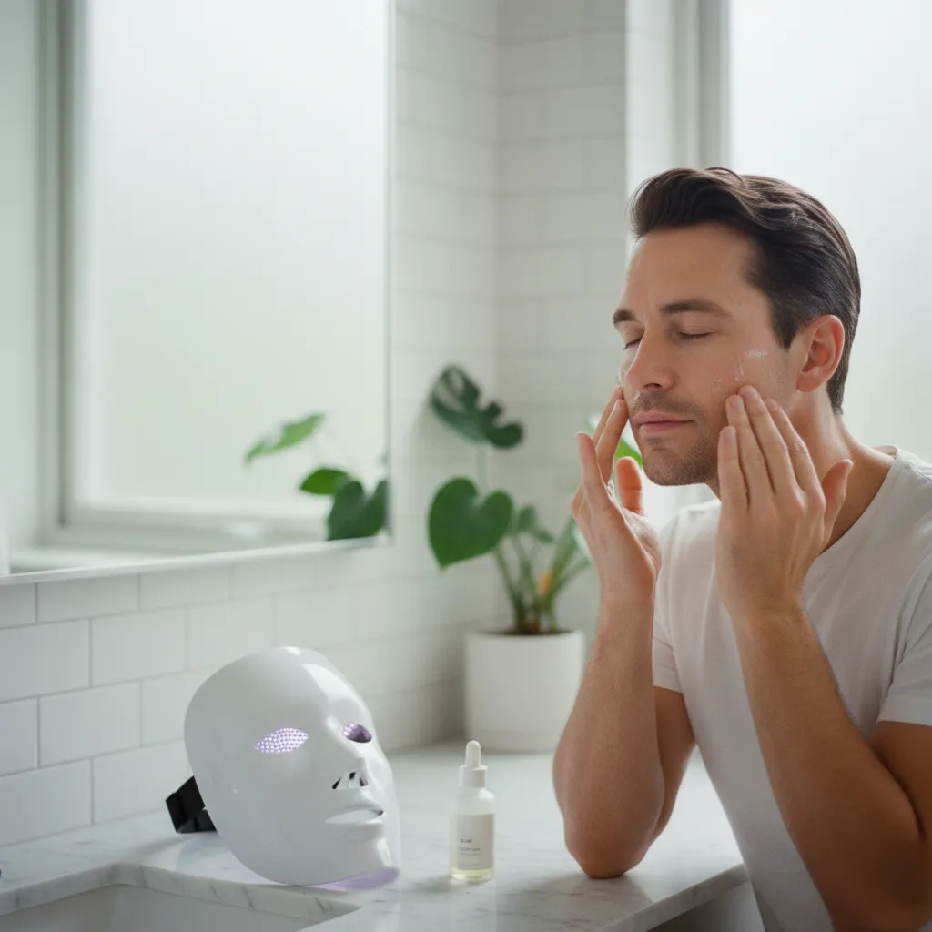 Appliquer un sérum juste après la séance LED optimise la pénétration des actifs