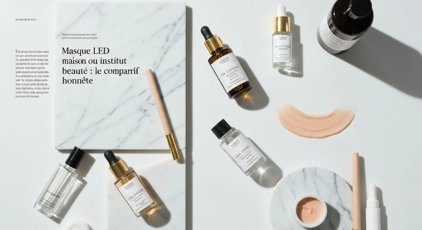 Masque LED maison ou institut de beauté : le comparatif honnête