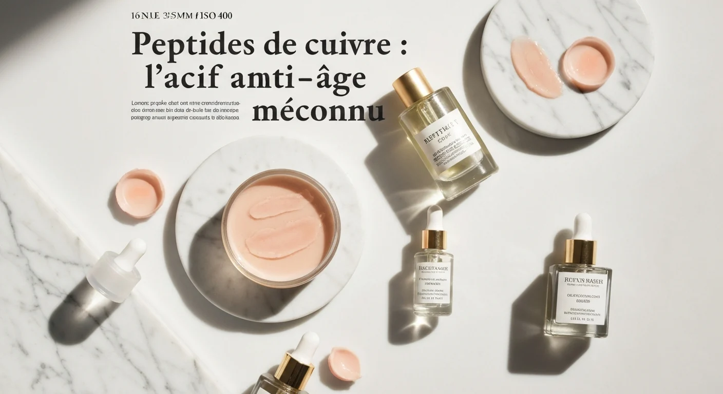 Peptides de cuivre : l'actif anti-âge méconnu