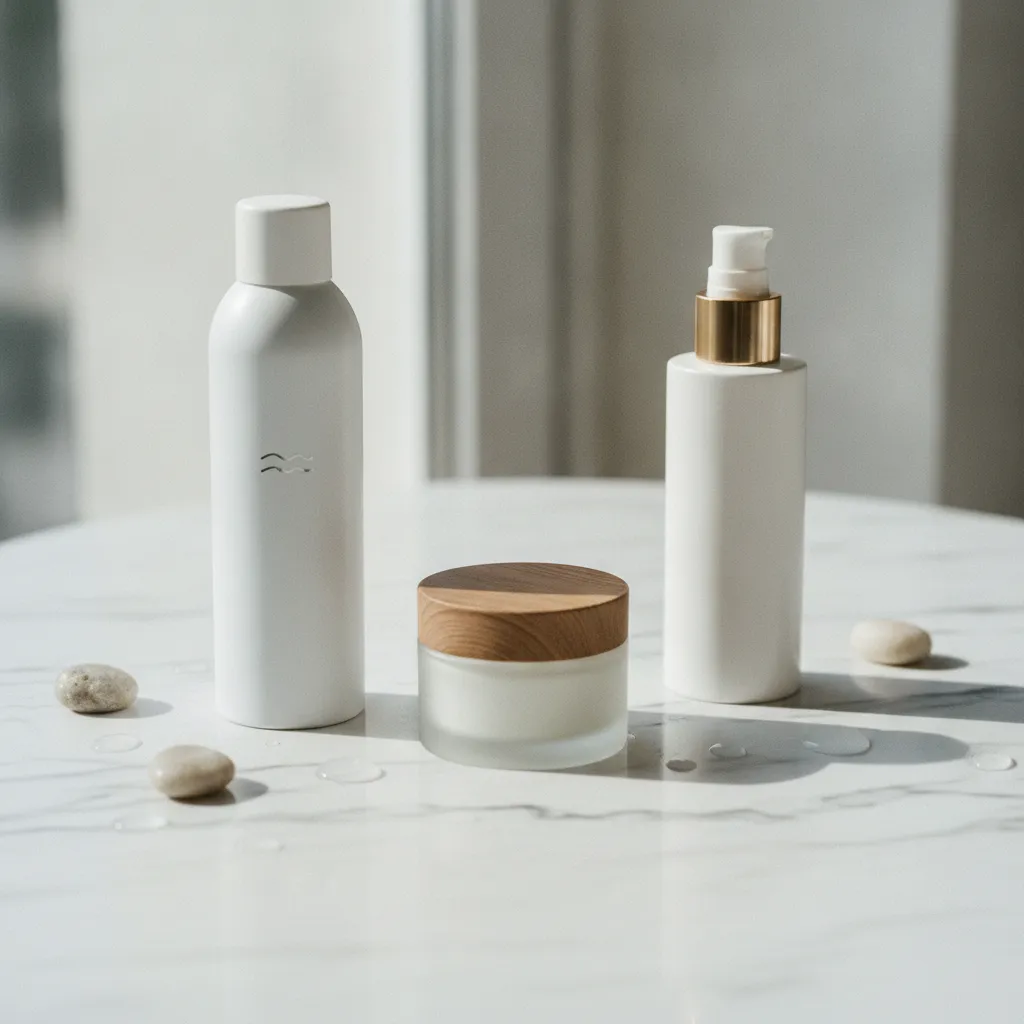 Une routine minimaliste sans parfum ni actif irritant est essentielle pour un contour des yeux fragilisé