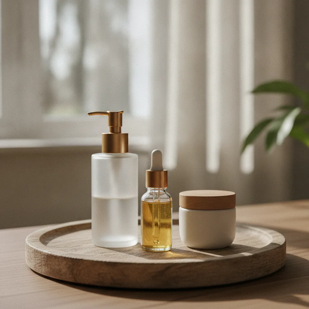 Sérum, crème de jour et crème de nuit forment le trio de base d'une routine anti-âge