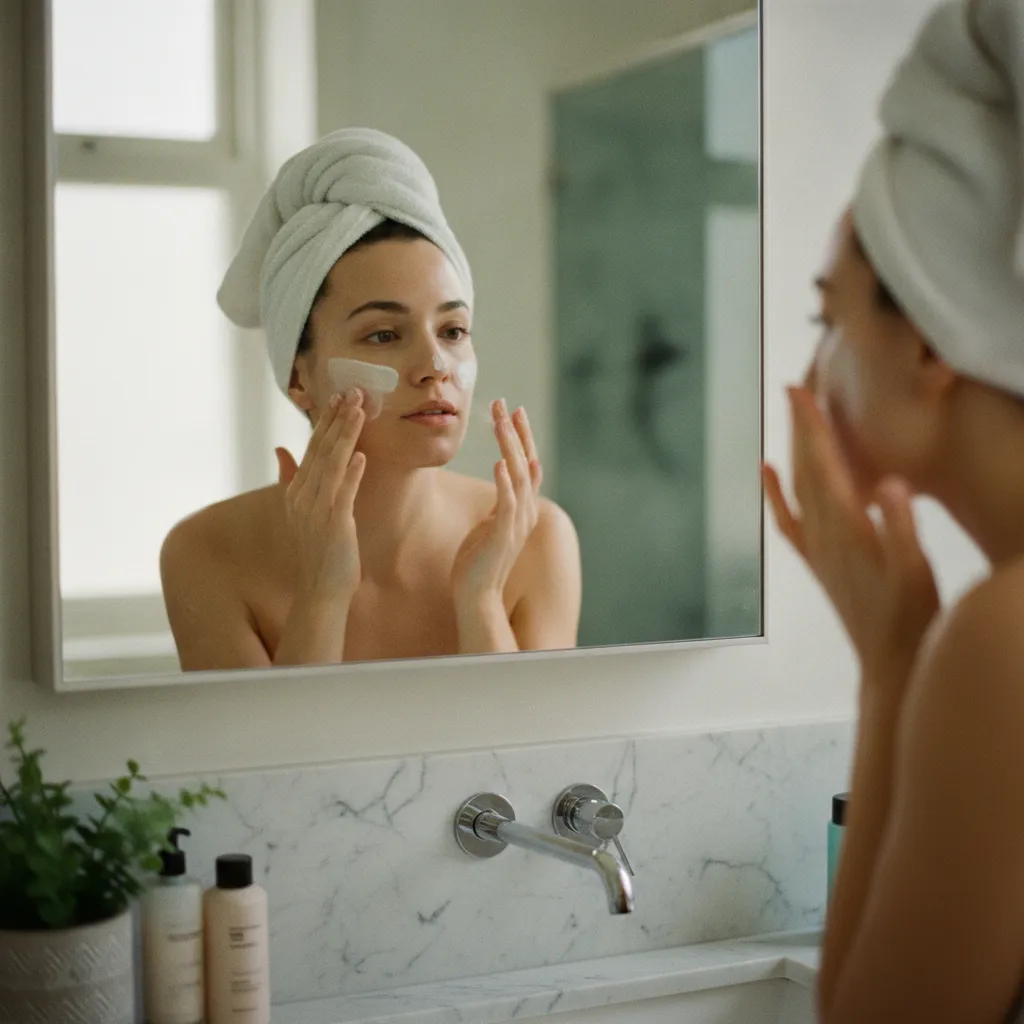 L'application quotidienne d'un SPF 50+ est indispensable pour éviter la récidive des taches brunes