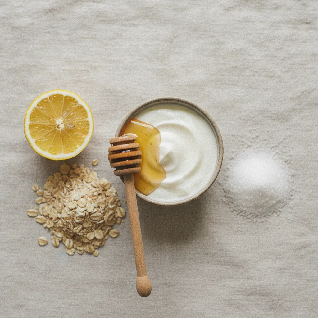Les ingrédients naturels de base pour réaliser ses exfoliants visage maison