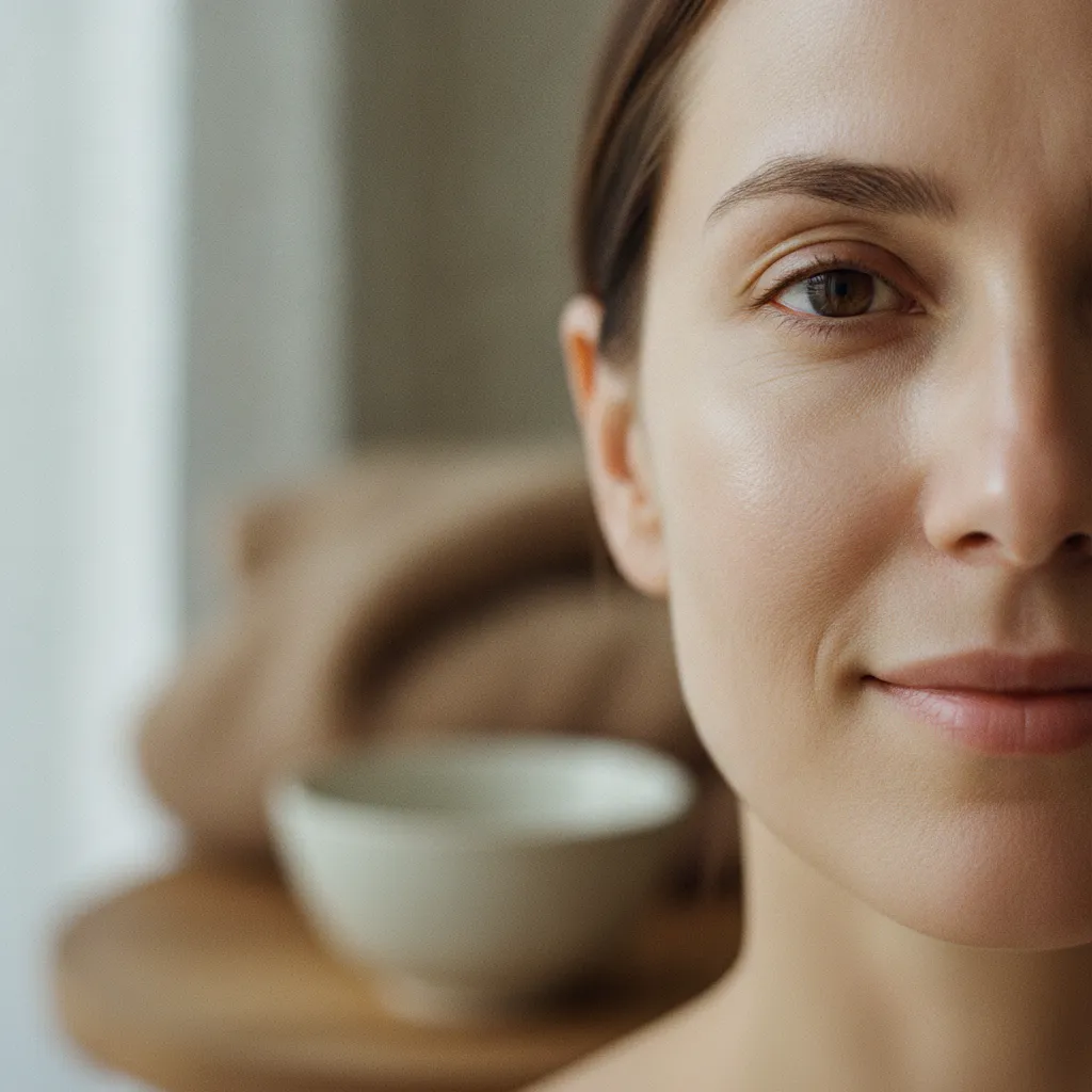 Grain de peau affiné et teint lumineux après un protocole de microneedling complet