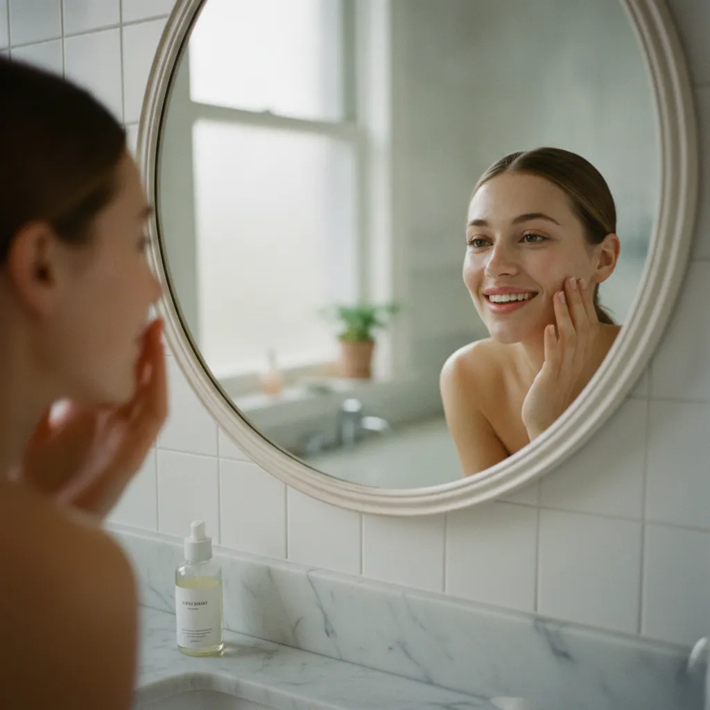 Trois mois après le peeling moyen : une peau visiblement plus lisse et lumineuse