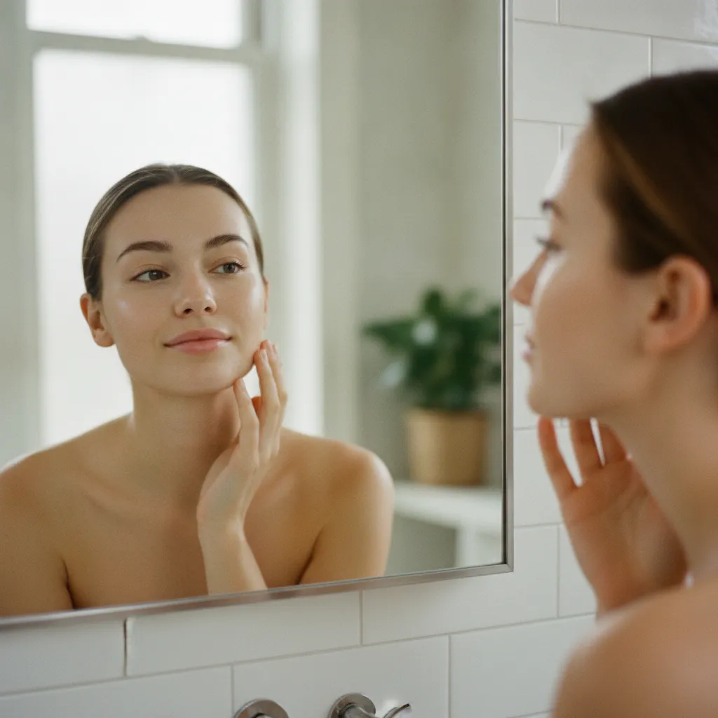 Résultat d'une peau régénérée après un peeling bien encadré