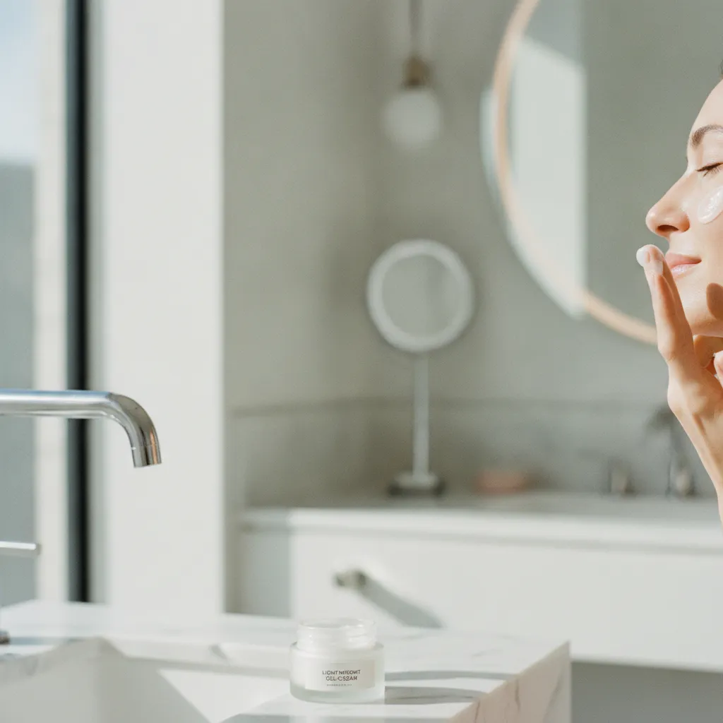 Même grasse, la peau a besoin d'un hydratant léger pour éviter l'effet rebond séborrhéique