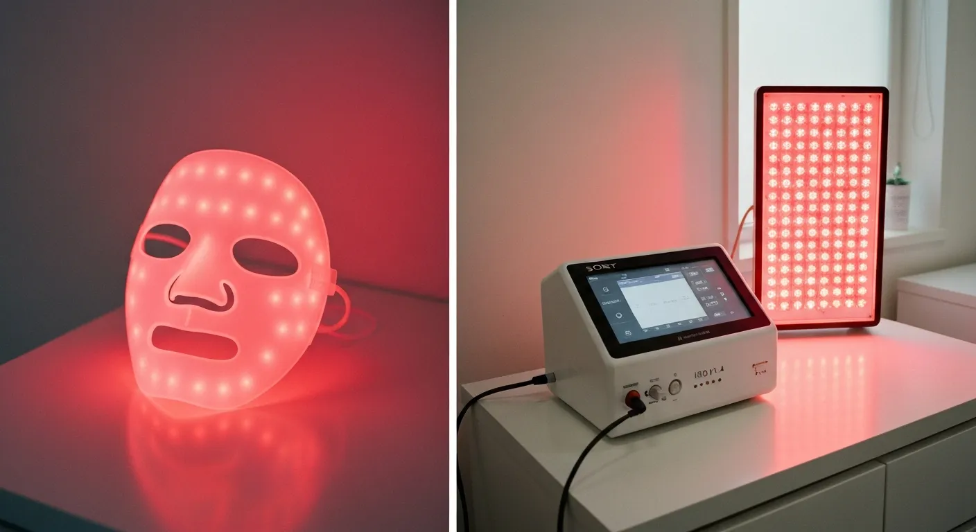 Masque LED maison ou institut : la différence de puissance en chiffres